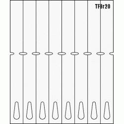 Etykiety szkółkarskie pętelkowe TF8r20 26,5x250 mm