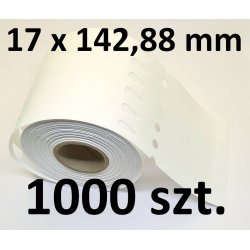 Etykiety pętelkowe 17x142 mm
