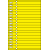Etykiety pętelkowe szkólkarskie mini żółte